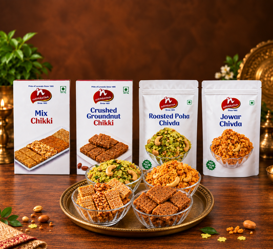 chikki and chivda hamper assortment