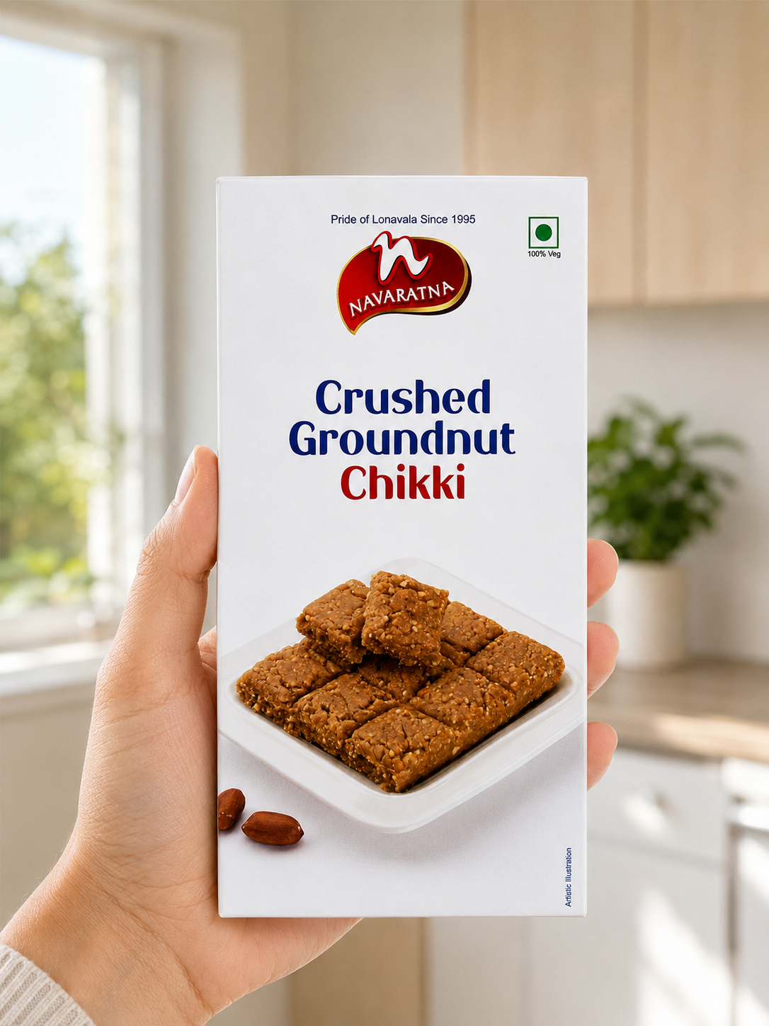 Crushed Groundnut Chikki – image 3