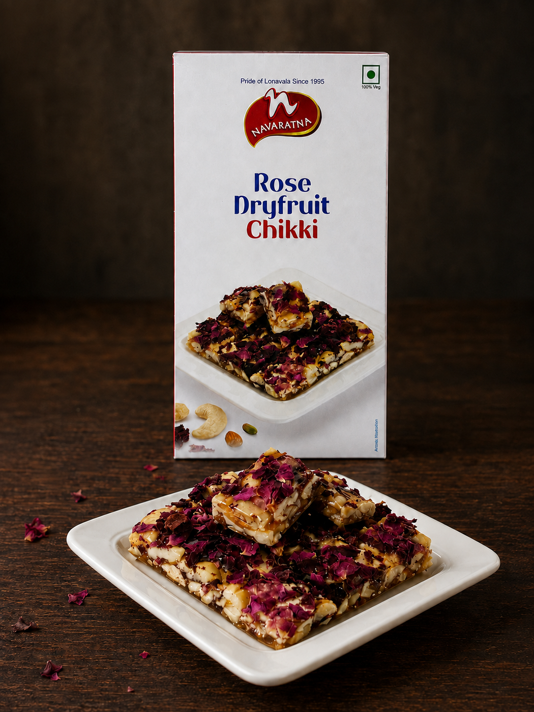 Rose Dry Fruit Chikki – image 2