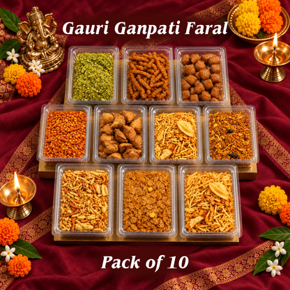 Gauri Ganpati Faral - Pack Of 10