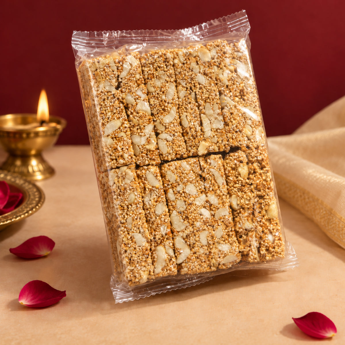 Rajgira Peanut Chikki