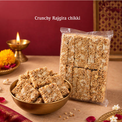 Crunchy Rajgira Chikki